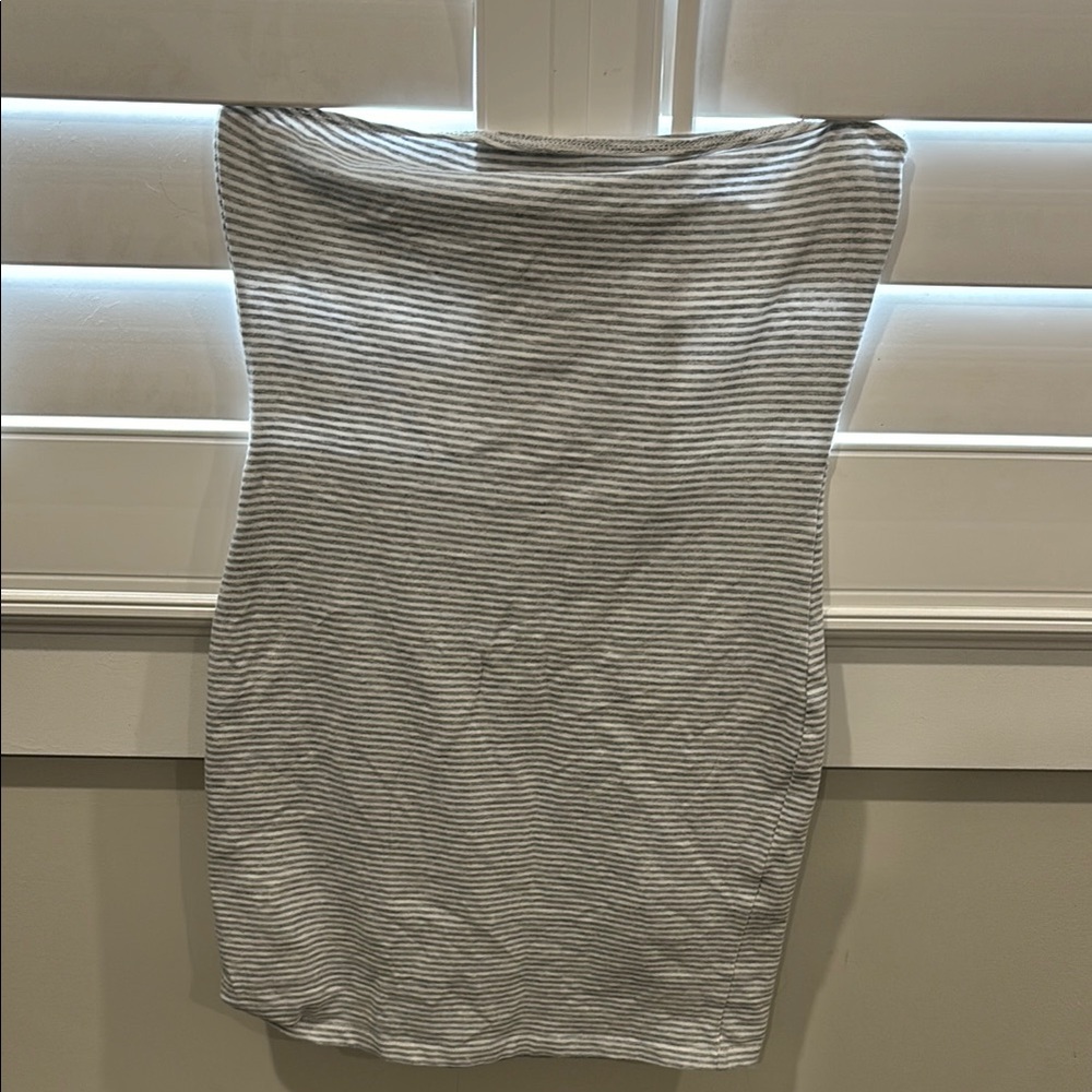 Garage Striped Gray Dress